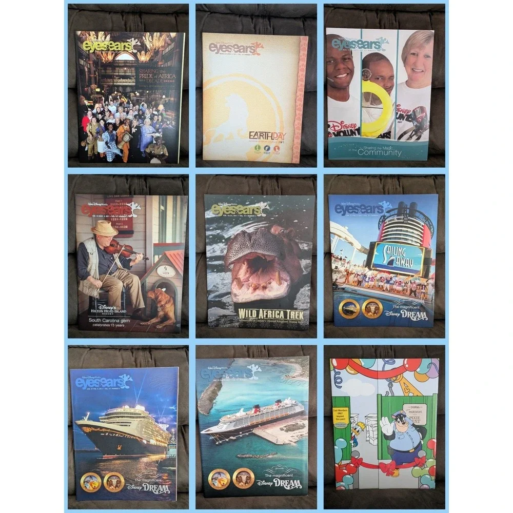 COMPLETE Set 28 Walt Disney World Eyes &‎ Ears Cast Member Magazines Rare 2011